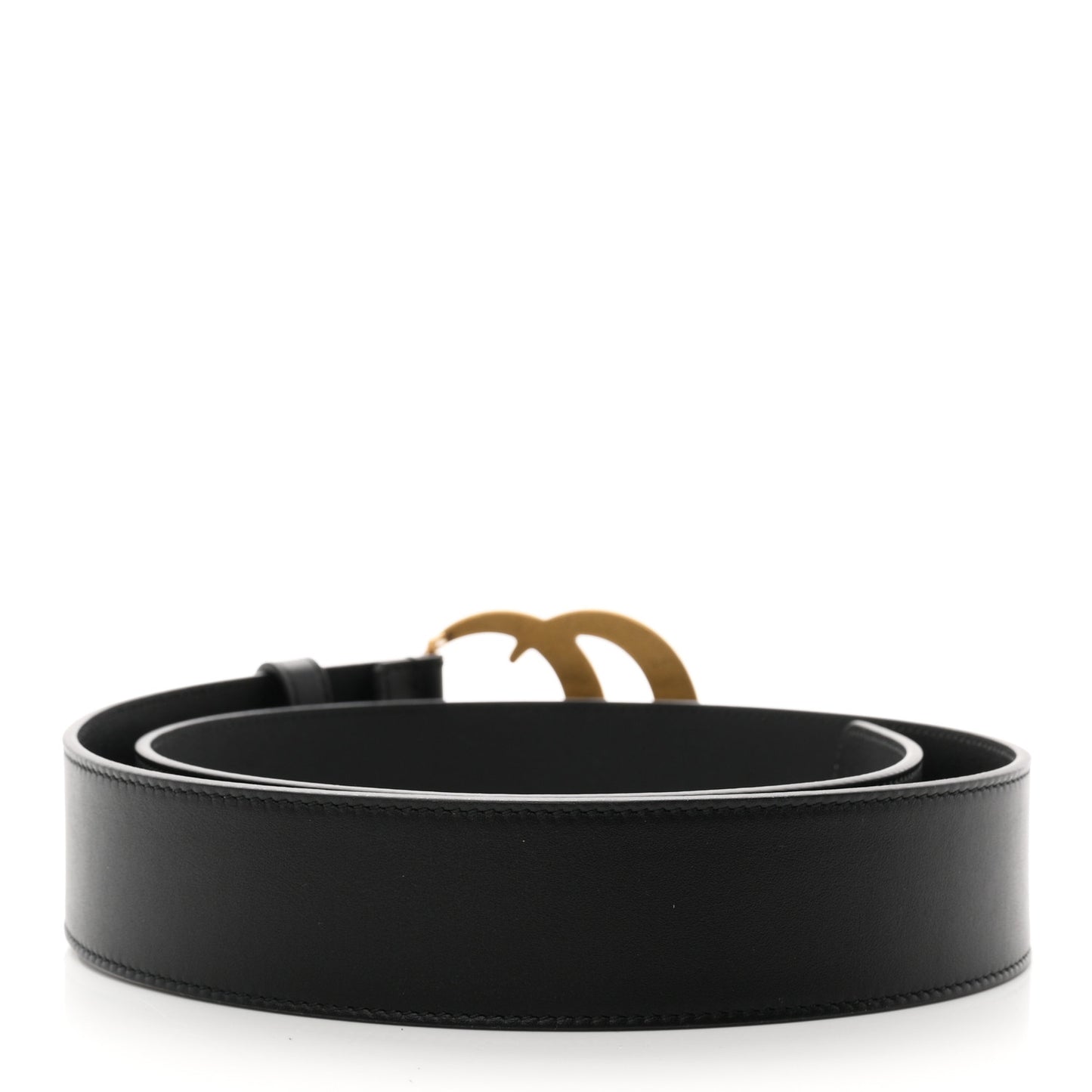 Calfskin Double G 40mm Belt 85 34 Belt Black