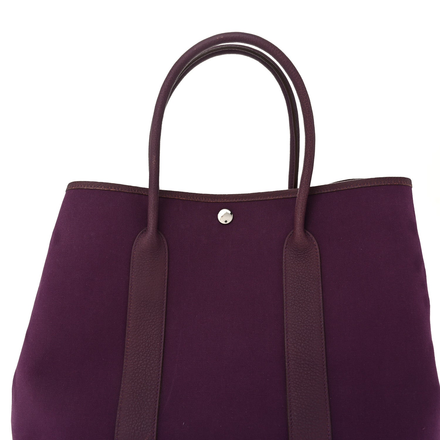 Hermes Toile Negonda Garden Party Tote 36 MM Cassis 7 of 11
