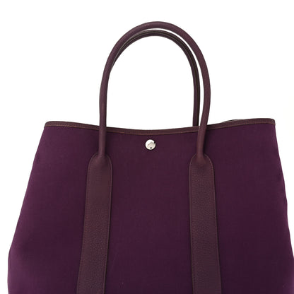 Hermes Toile Negonda Garden Party Tote 36 MM Cassis 7 of 11
