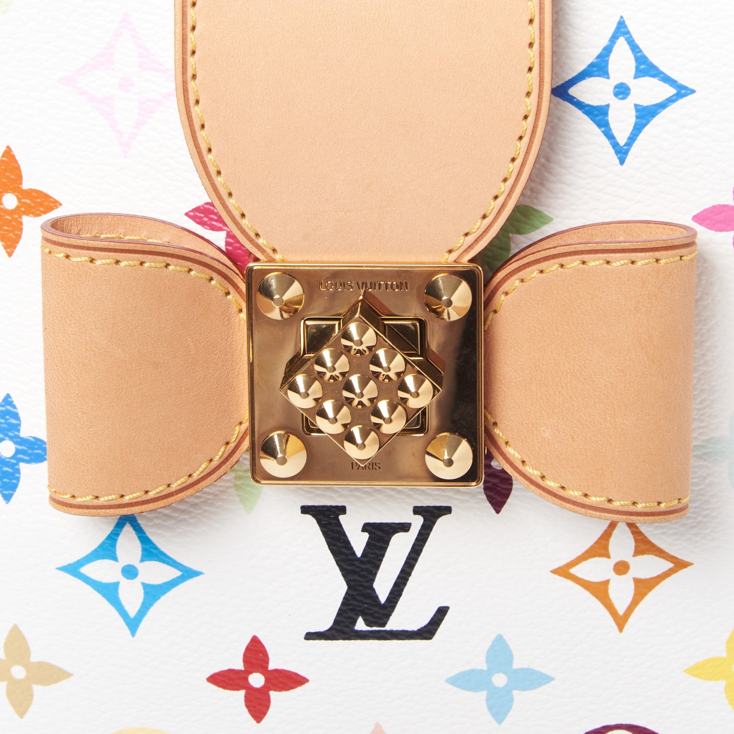 Louis Vuitton Monogram Multicolor Annie MM White 7 of 8