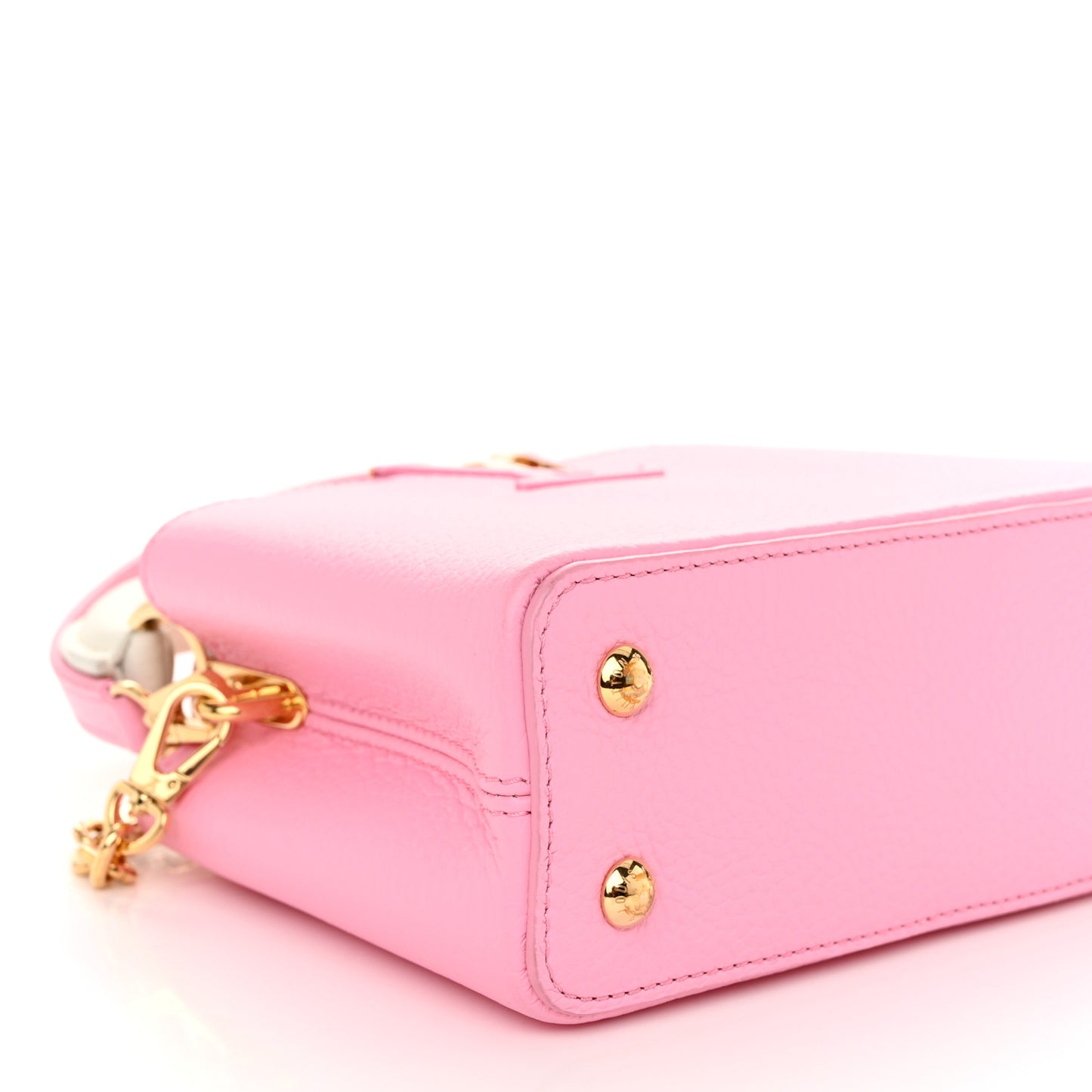 Taurillon Flower Chain Capucines Mini Candy Pink