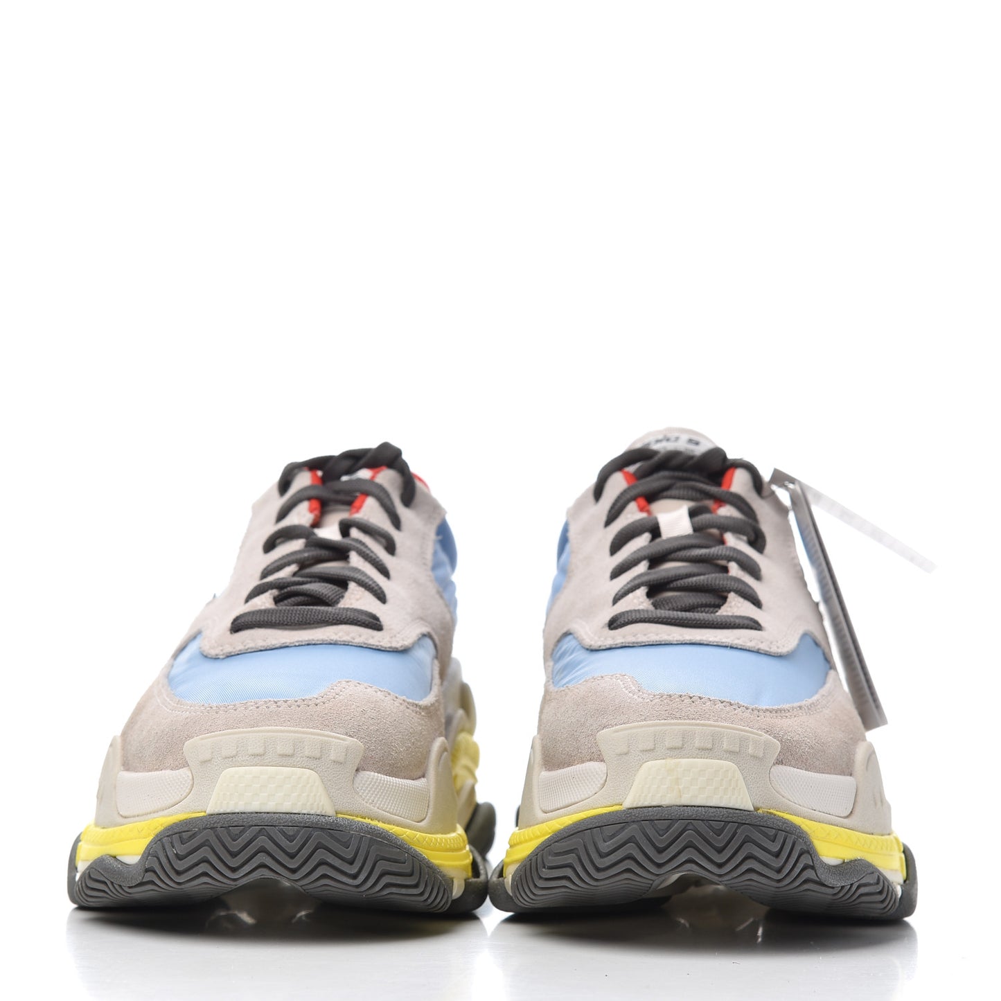 Nylon Suede Womens Triple S 2.0 Sneakers 40 Gris Bleu Rouge