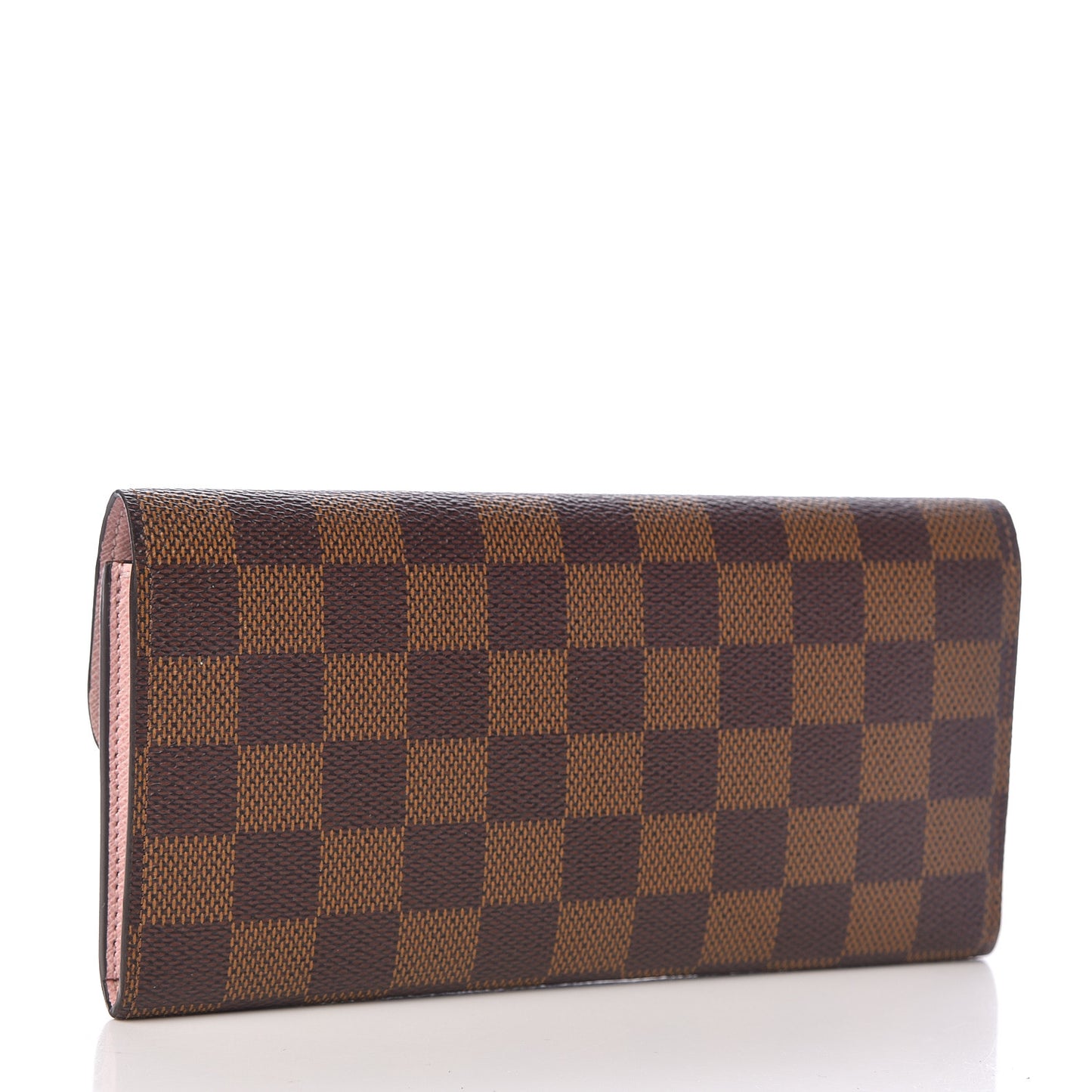 Damier Ebene Emilie Wallet Rose Ballerine