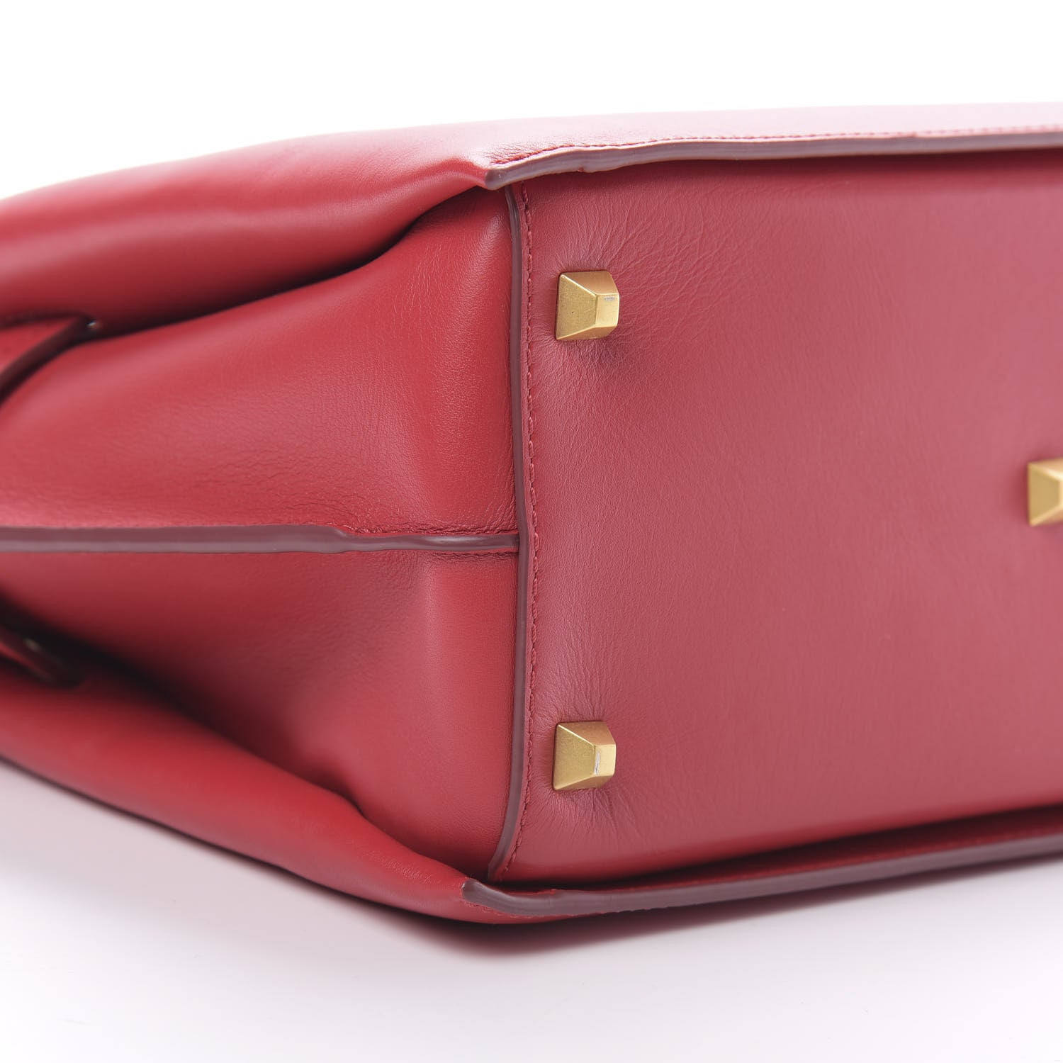 MCM Calfskin Medium Neo Park Avenue Milla Tote Ruby Red 9 of 10