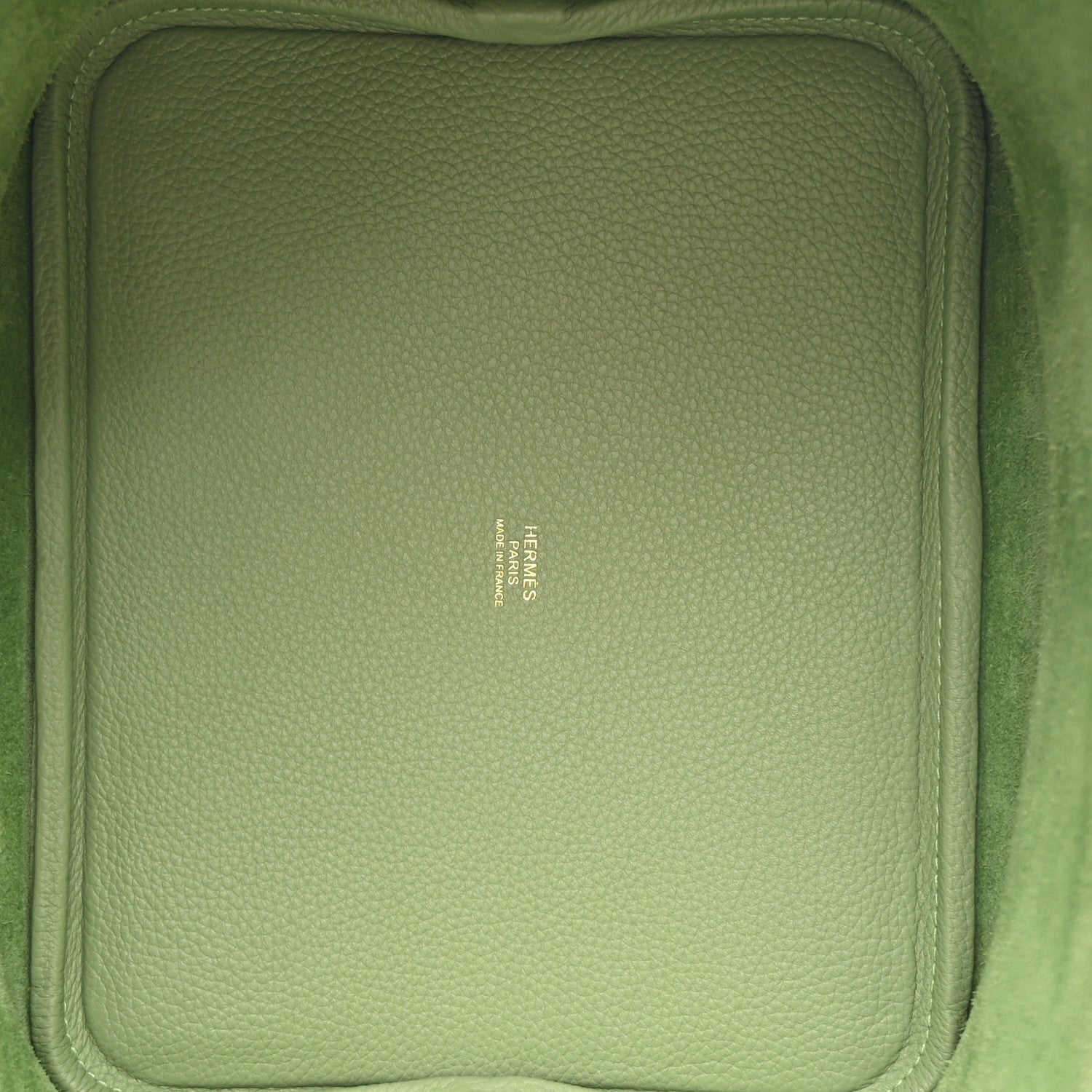Hermes Taurillon Clemence Picotin Lock 22 MM Vert Criquet 5 of 11