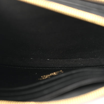 Louis Vuitton Empreinte Monogram Giant Double Zip Pochette Black Cream 6 of 18