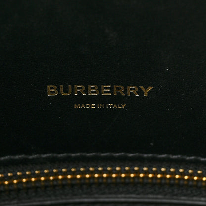 Burberry Wool Tartan Two Handle Title Bag Dark Green 6 of 9