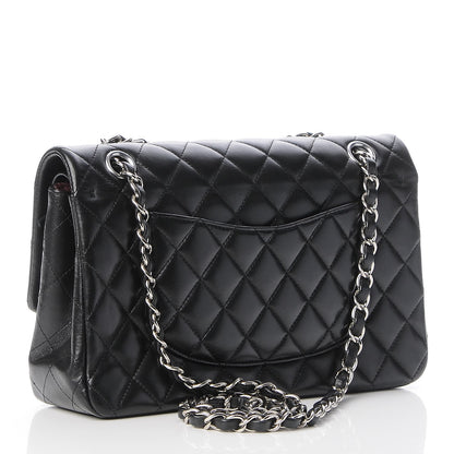 Chanel Lambskin Quilted Medium Double Flap Black 3 of 7