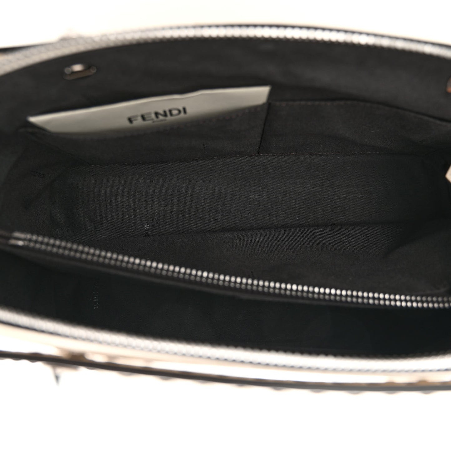 Vitello King Logo Embossed Medium By The Way Boston Bag White Ice