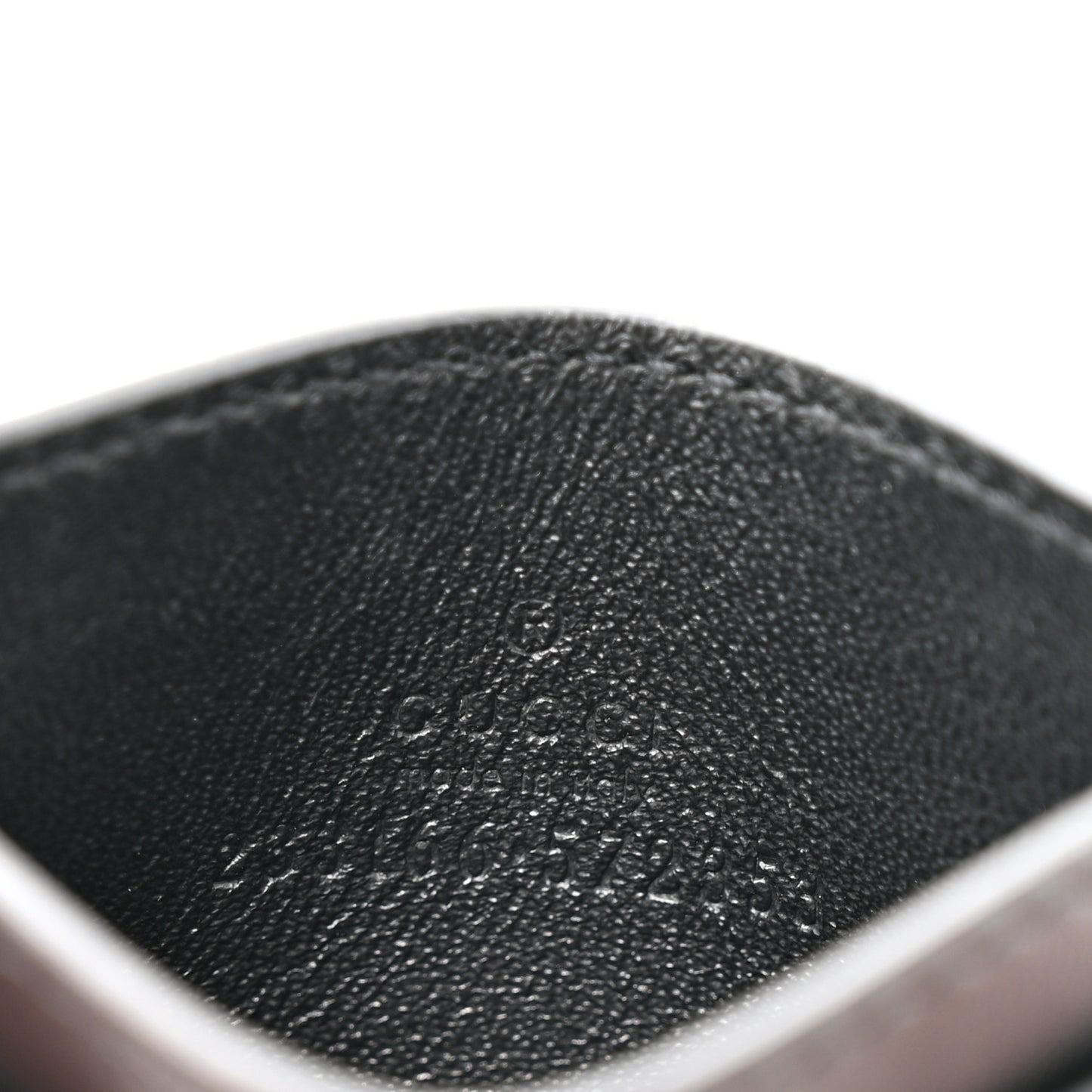 GG Supreme Monogram Bees Card Holder Black