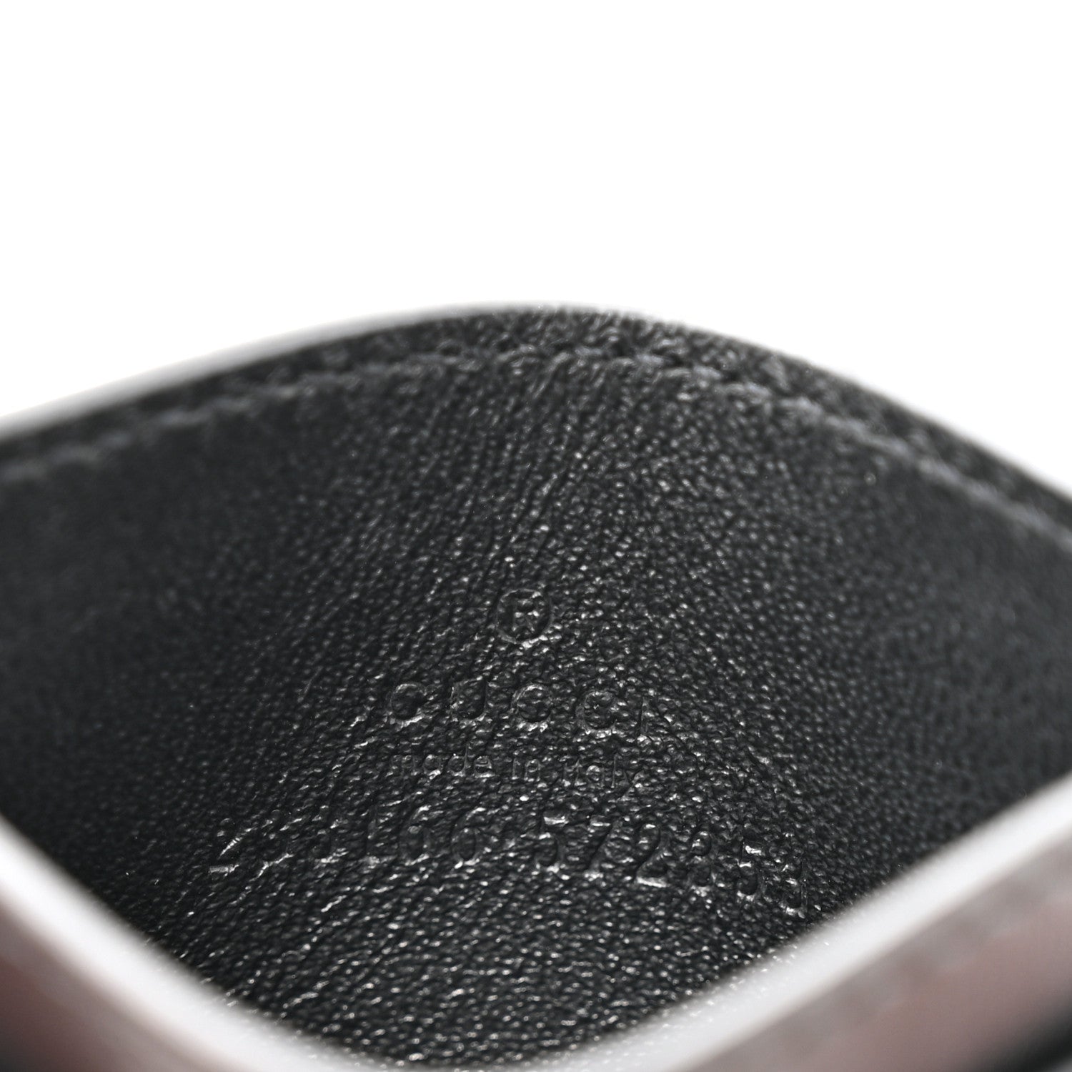 Gucci GG Supreme Monogram Bees Card Holder Black 6 of 6