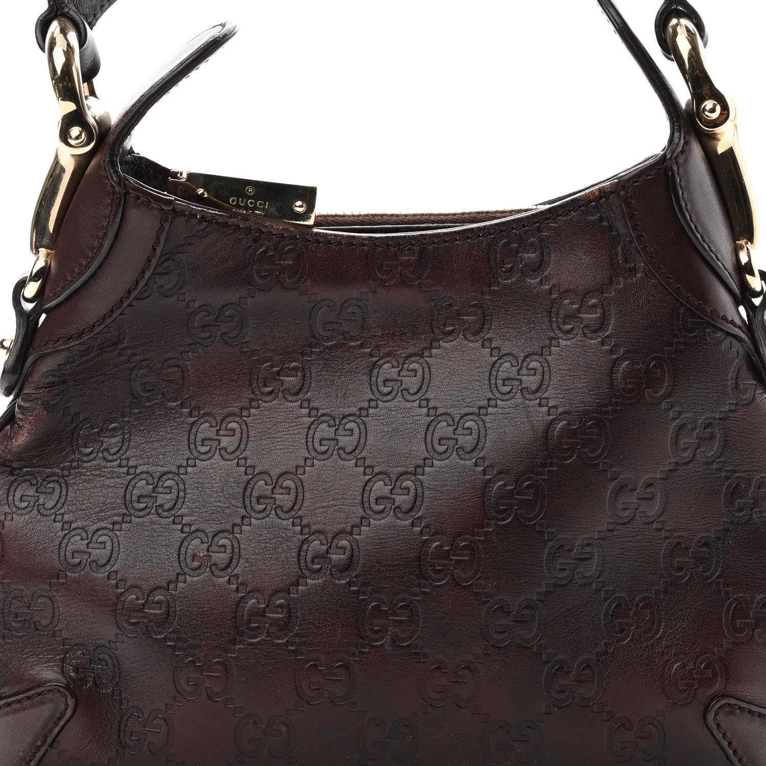 Gucci Guccissima Creole Hobo Chocolate 7 of 9