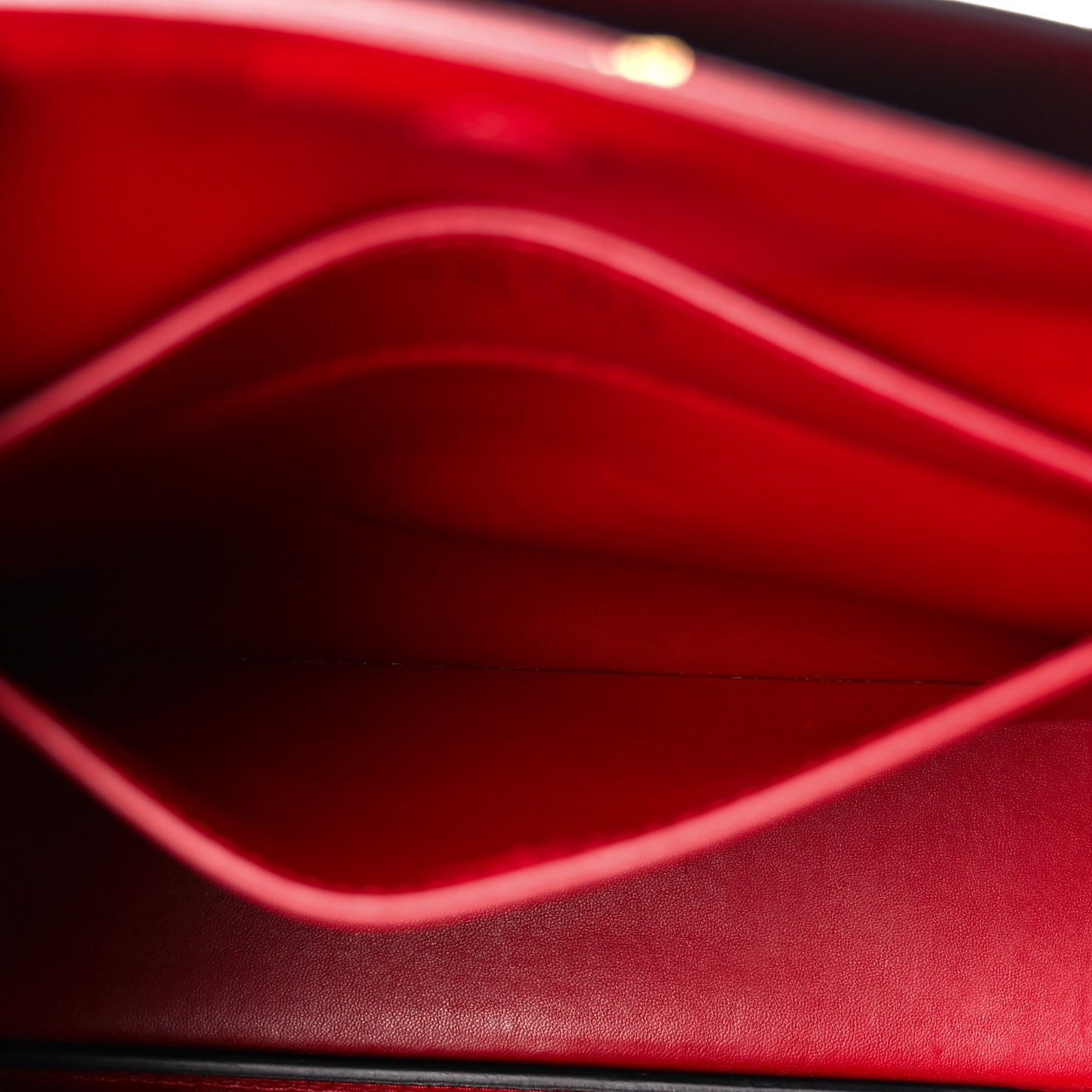 Saffiano Cuir Small Double Bag Black Fuoco