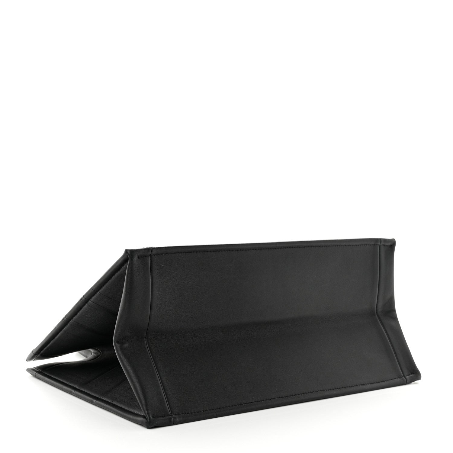 Christian Dior Calfskin Embossed Medium Book Tote Black 4 of 10