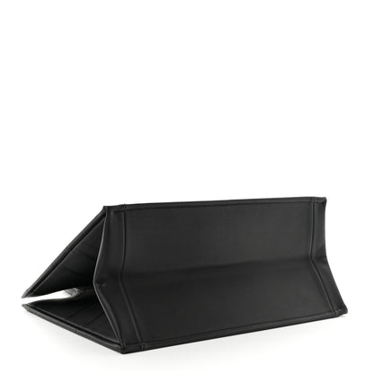 Christian Dior Calfskin Embossed Medium Book Tote Black 4 of 10