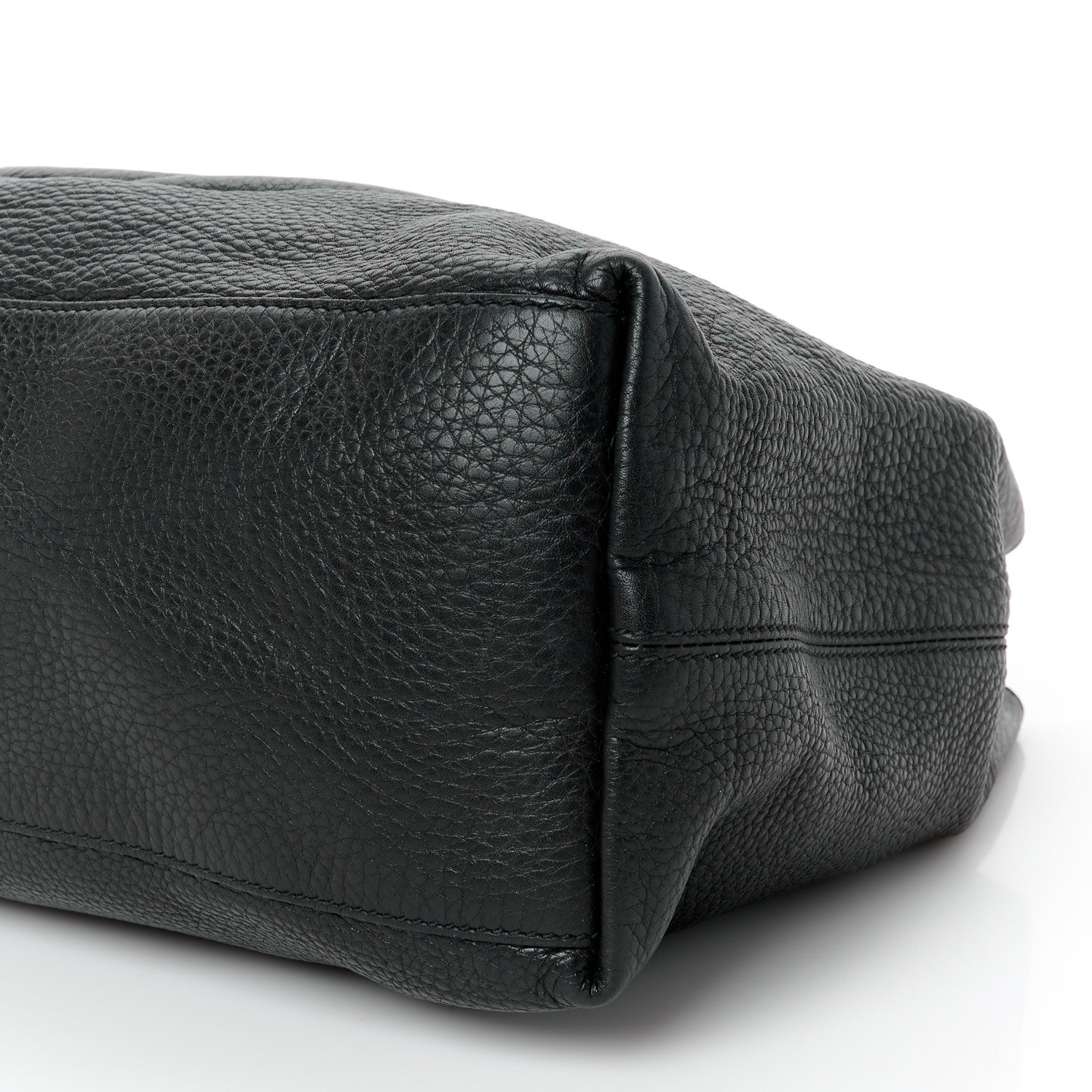 Gucci Pebbled Calfskin Medium Soho Chain Shoulder Bag Black 11 of 11