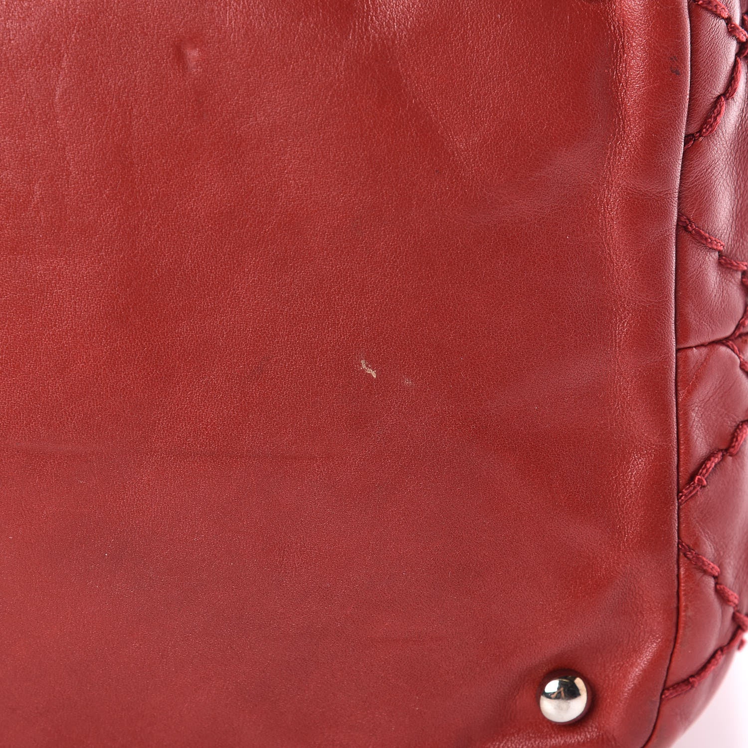 Chanel Calfskin Drawstring CC Bucket Bag Red 14 of 15