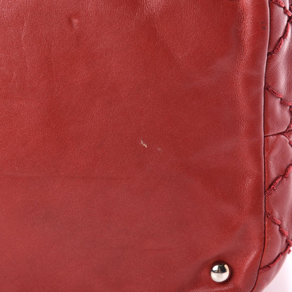 Chanel Calfskin Drawstring CC Bucket Bag Red 14 of 15