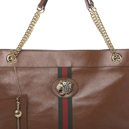 Gucci Calfskin Large Rajah Chain Tote Cuir 10 of 10