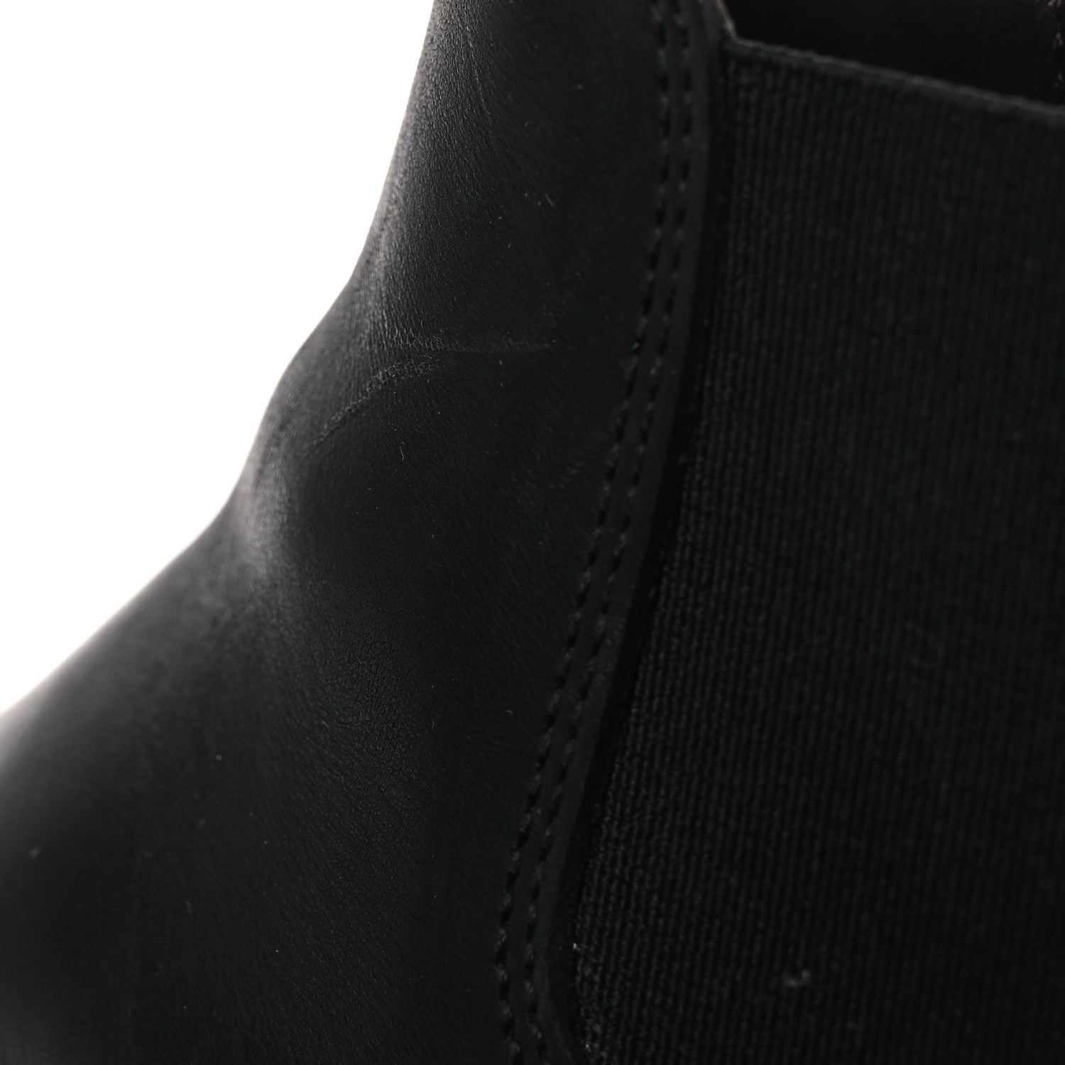 Bottega Veneta Calfskin The Tire Cropped Chelsea Boots 40.5 Black Tangerine 12 of 13