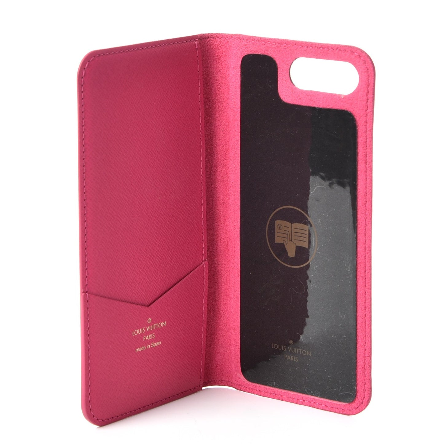 Monogram iPhone 7/8 Plus Folio Case Pink