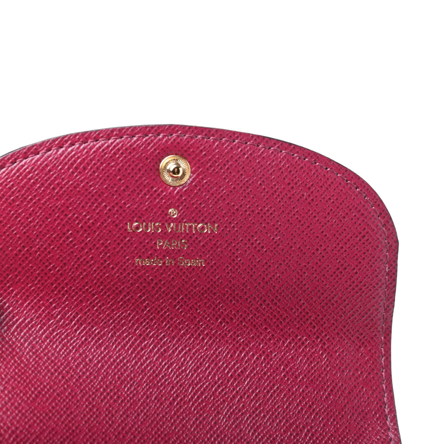 Monogram Rosalie Coin Purse Fuchsia