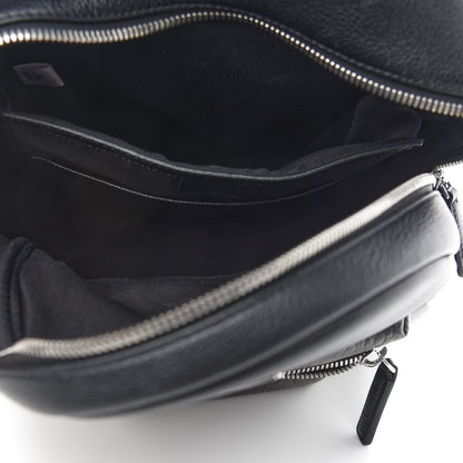 MCM Grained Calfskin Visetos Small Stark Backpack Black 7 of 10