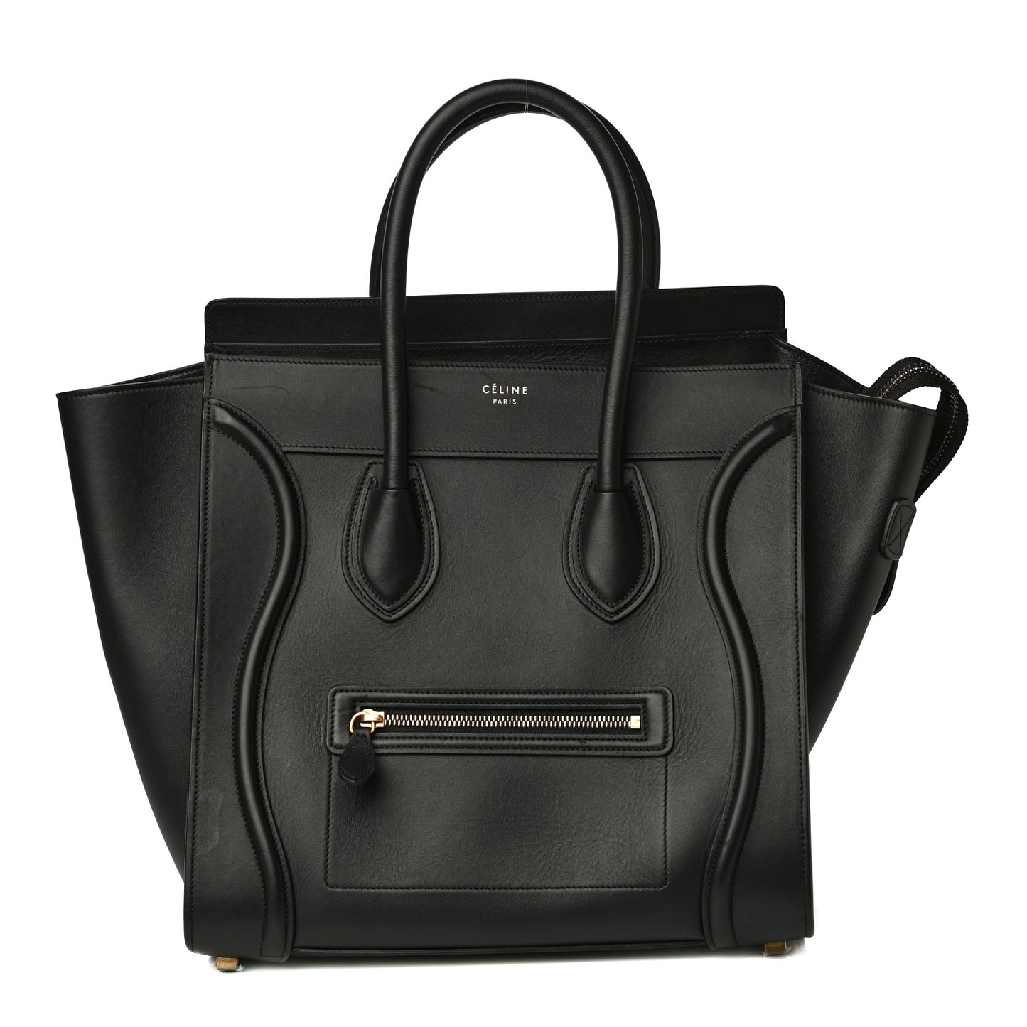 Smooth Calfskin Mini Luggage Black