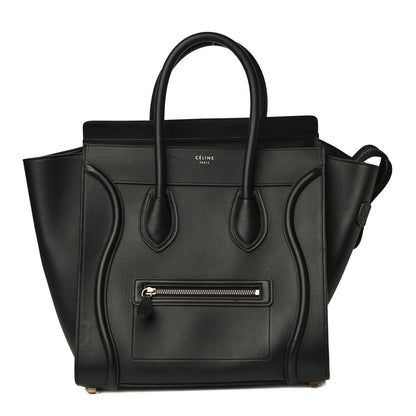 Celine Smooth Calfskin Mini Luggage Black 1 of 15
