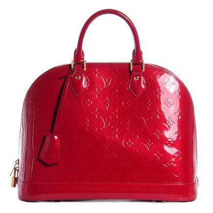 Louis Vuitton Vernis Alma MM Pomme D'Amour 1 of 7