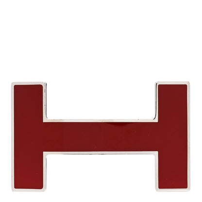Hermes Enamel Quizz H Belt Buckle Rouge H 1 of 4