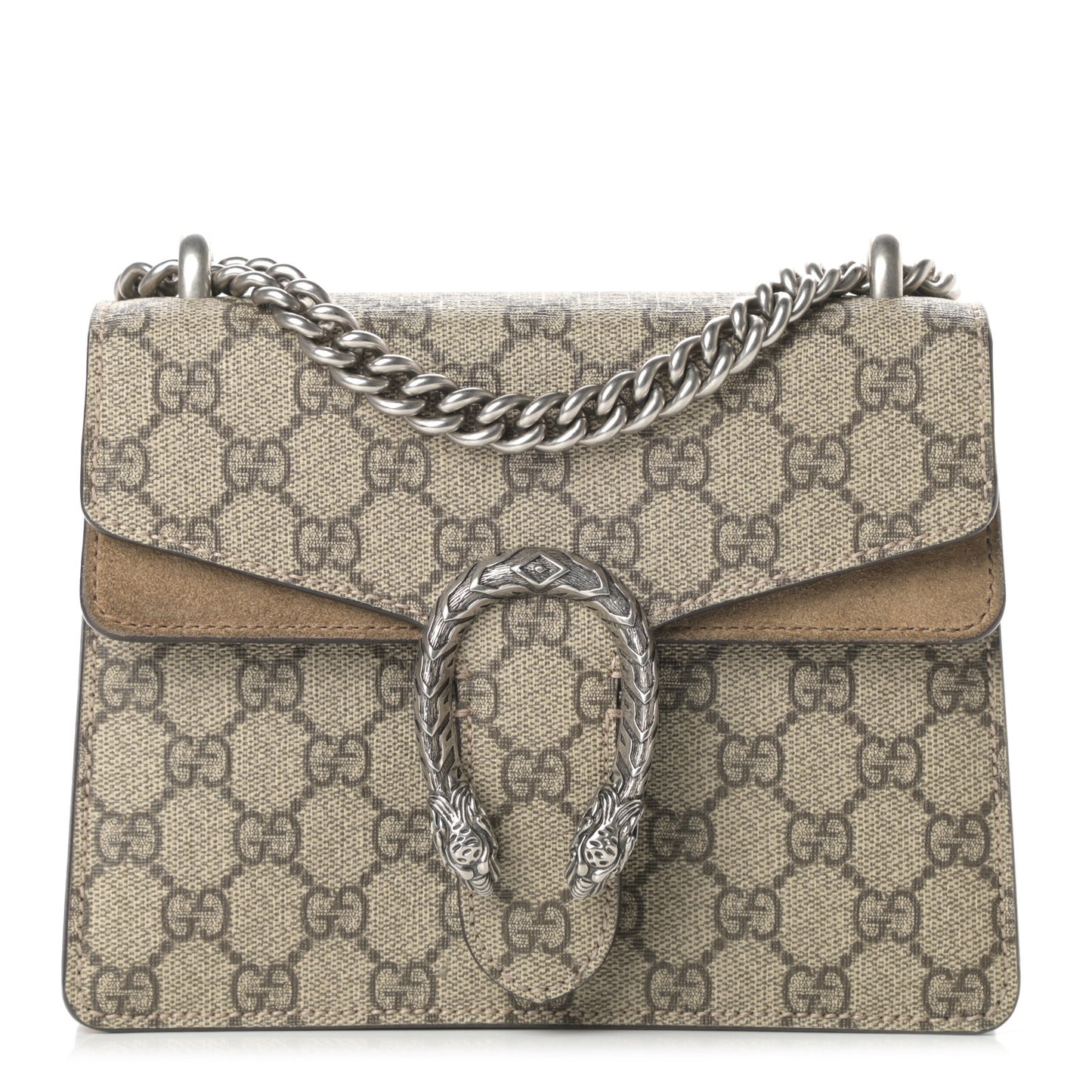 GG Supreme Monogram Mini Dionysus Shoulder Bag Taupe