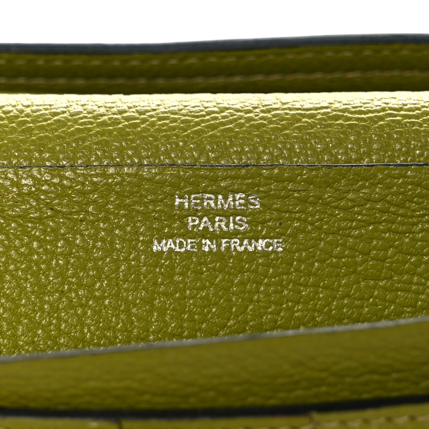 Ostrich Bearn Gusset Wallet Vert Anis