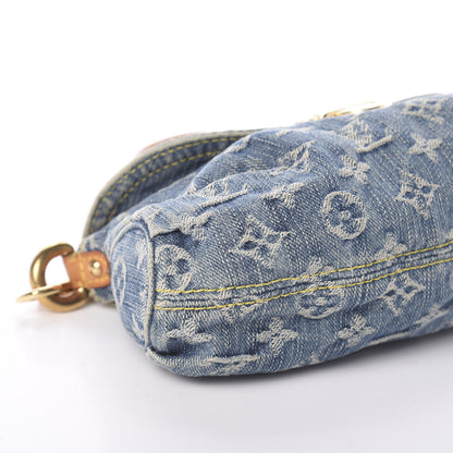 Louis Vuitton Monogram Denim Mini Pleaty Blue 7 of 8