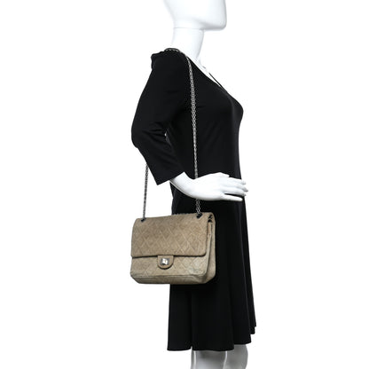 Chanel Suede Calfskin 2.55 Reissue 226 Flap Beige 2 of 14