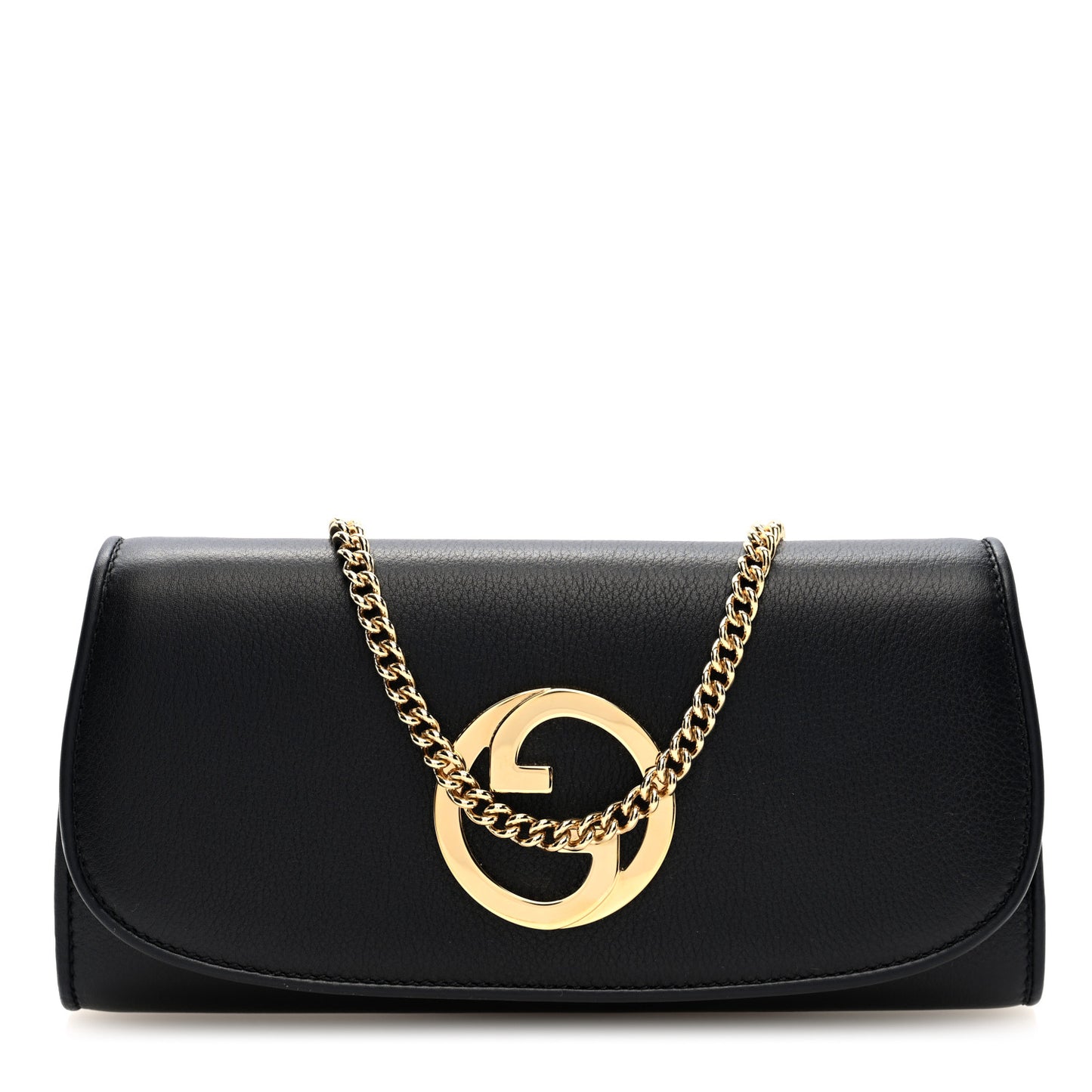 Roxy Calfskin Blondie Continental Chain Wallet Black