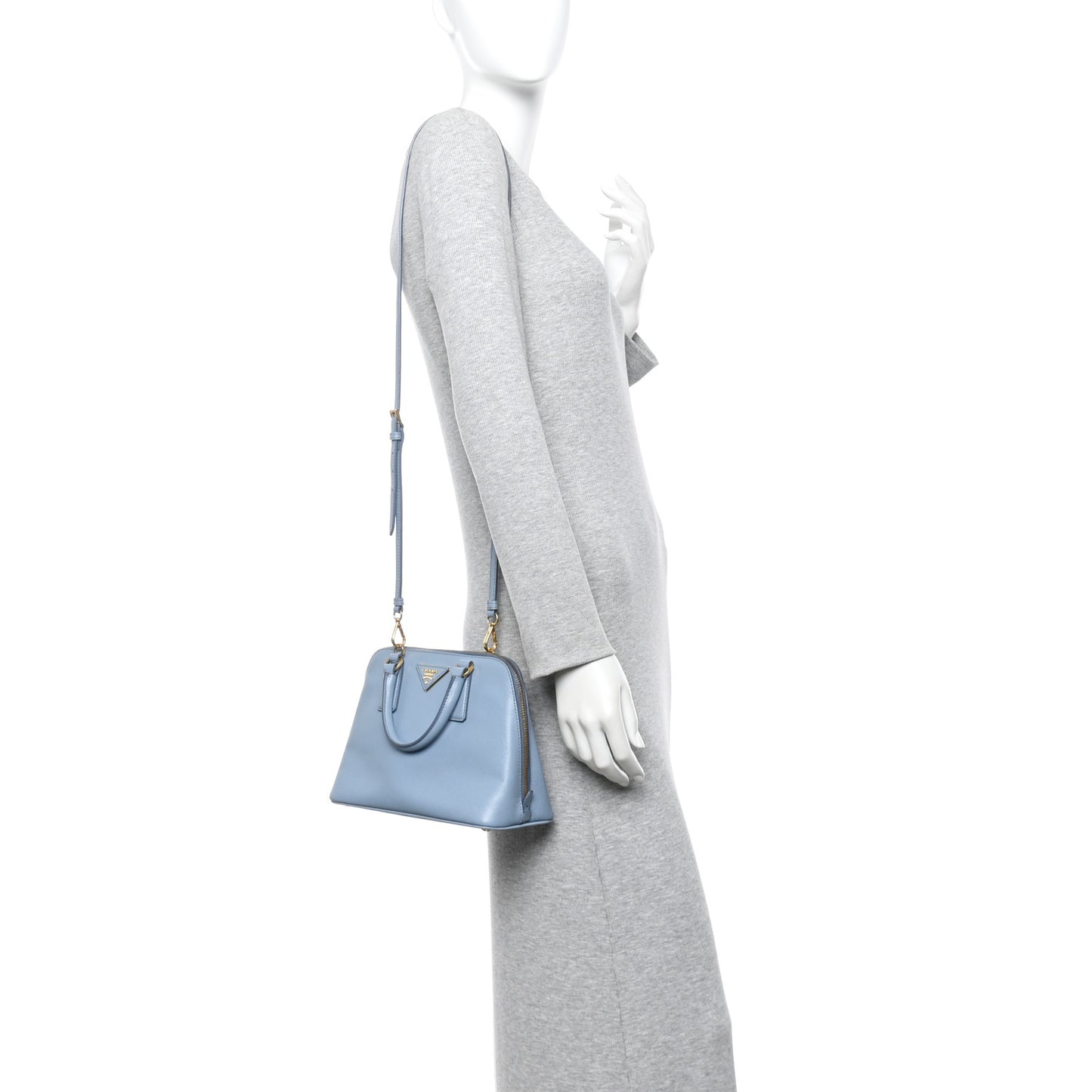 Saffiano Lux Small Promenade Tote Aviazione