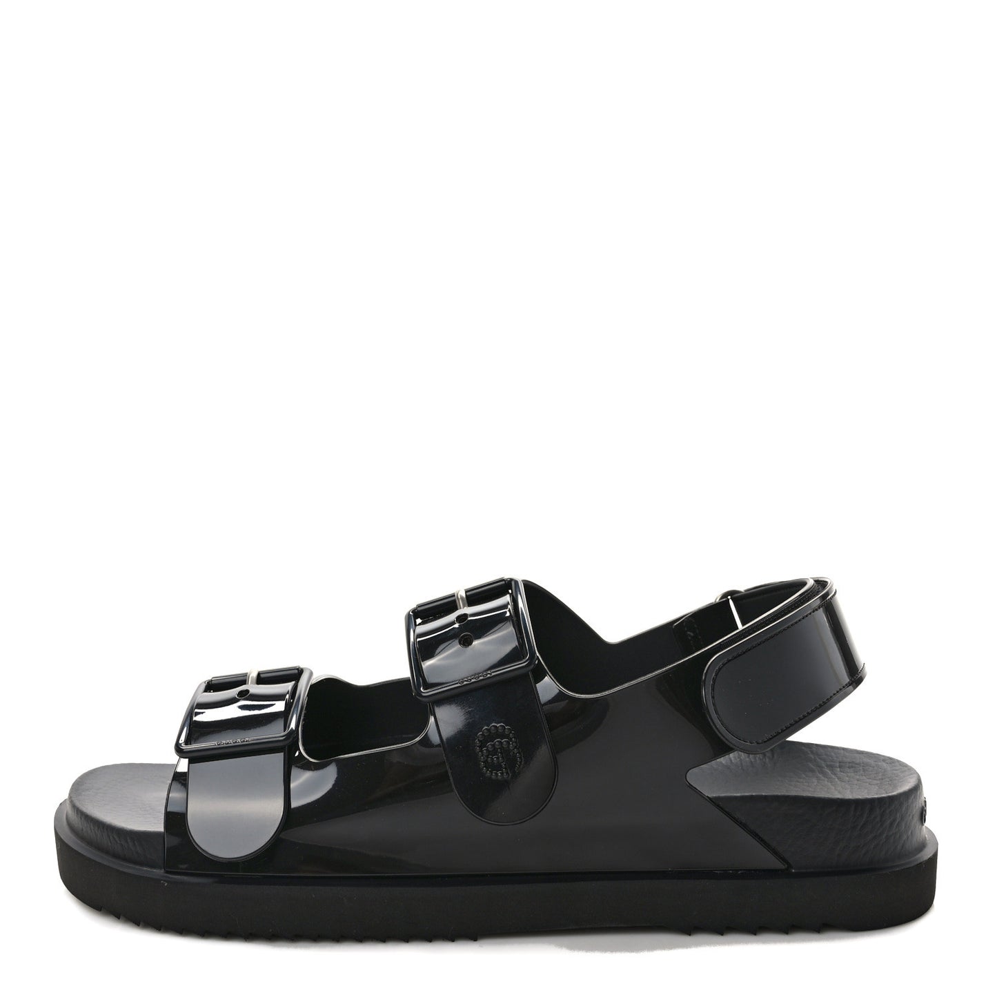 Rubber Mini Double G Womens Isla Dad Sandals 41 Black