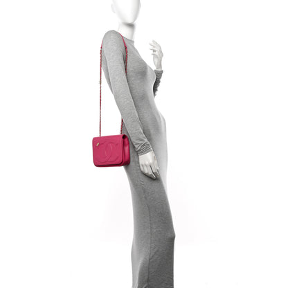 Chanel Lambskin CC Mania Flap Bag Pink 2 of 11