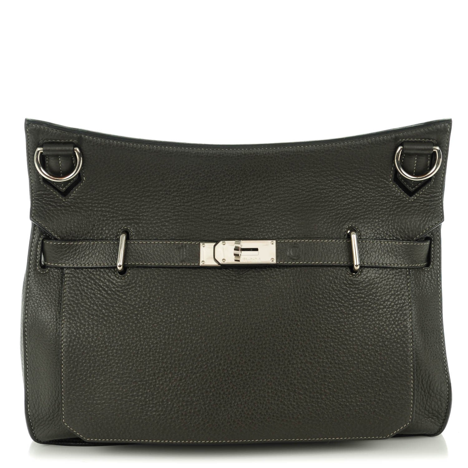 Hermes Taurillon Clemence Jypsiere 37 Graphite 1 of 17