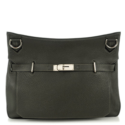 Hermes Taurillon Clemence Jypsiere 37 Graphite 1 of 17