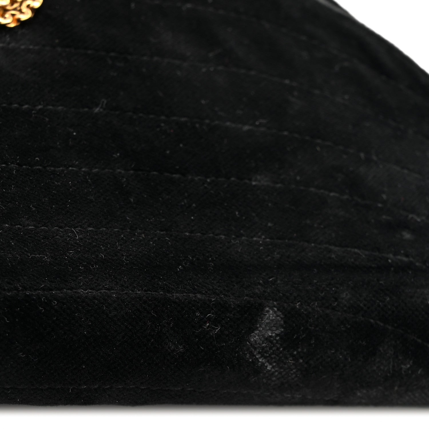 Chanel Velvet Horizontal Quilted Small Single Flap Black 13 of 17