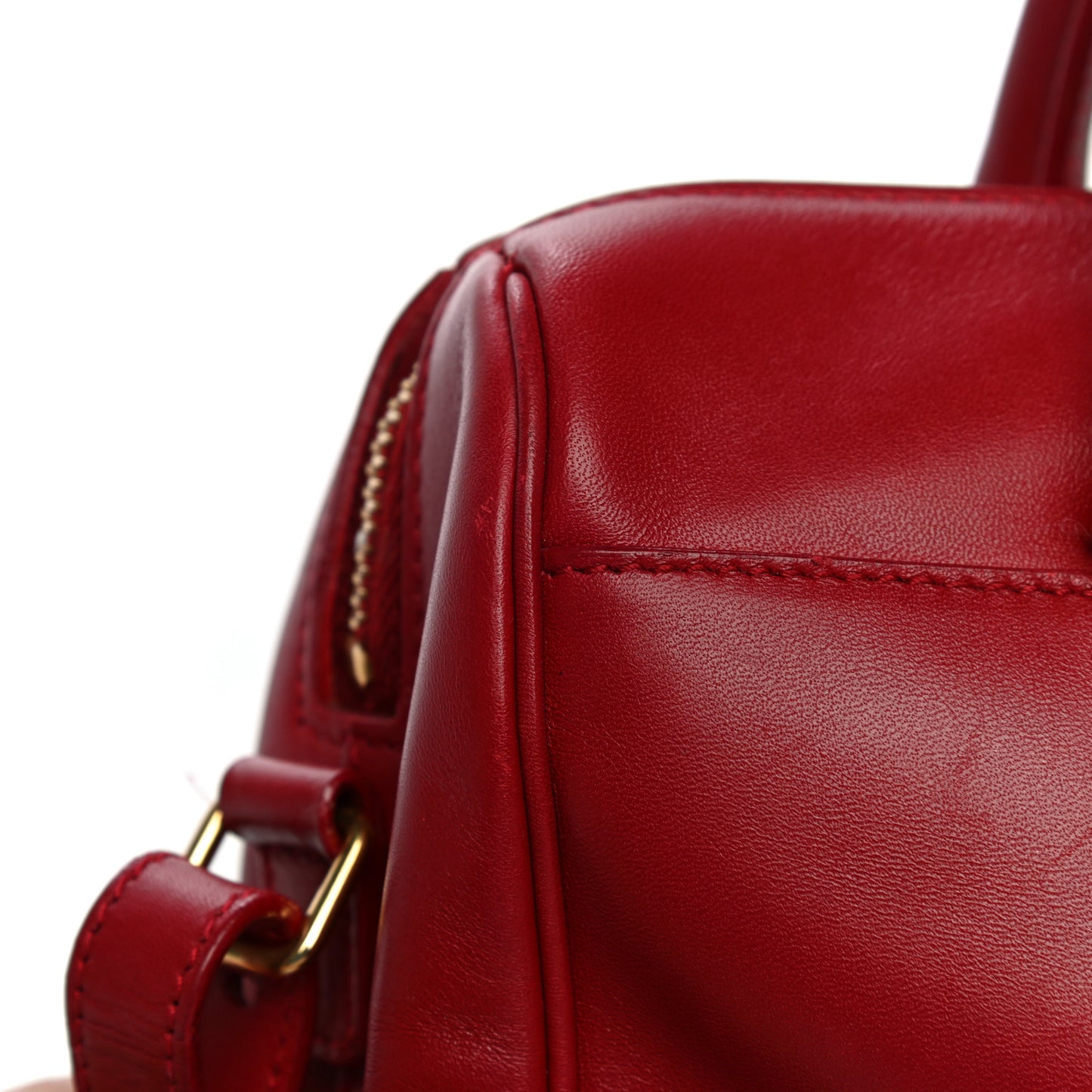 Calfskin Classic Baby Duffle Red