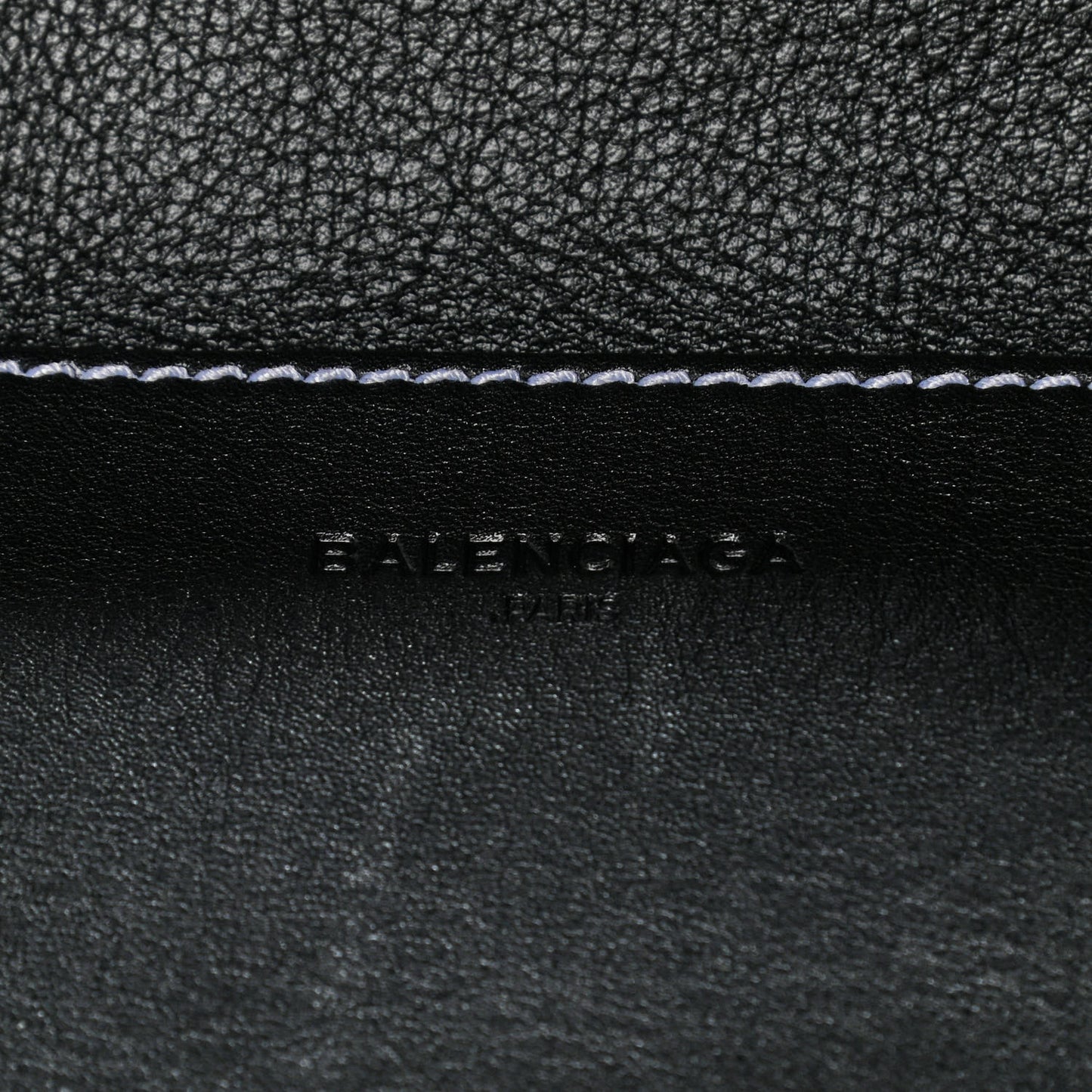 Calfskin Round Air Hobo Large Black