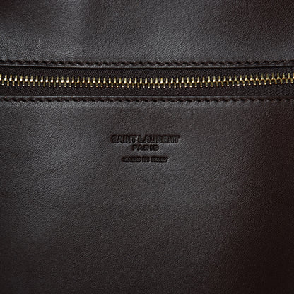 Saint Laurent Raffia Calfskin Medium Panier Tote 6 of 12