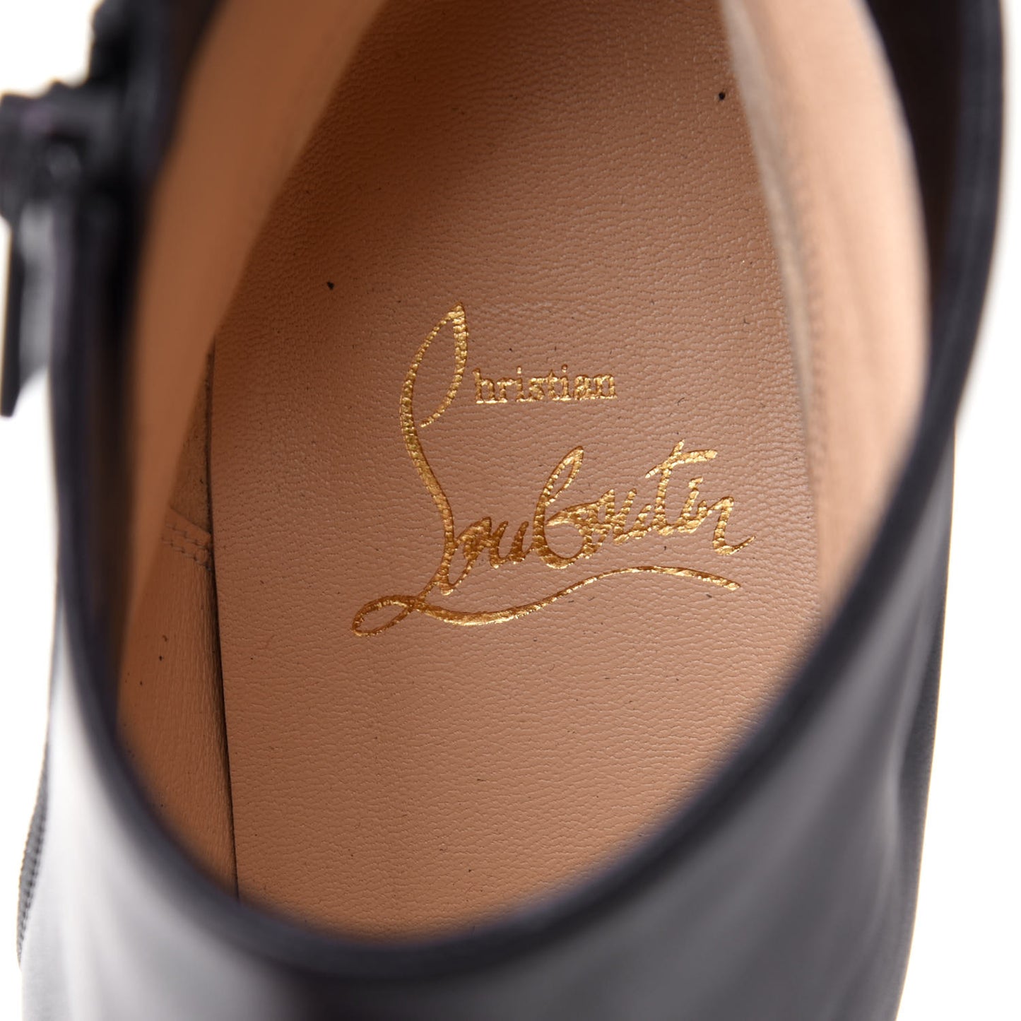 Calfskin Turela 85 Ankle Boots 37.5 Black