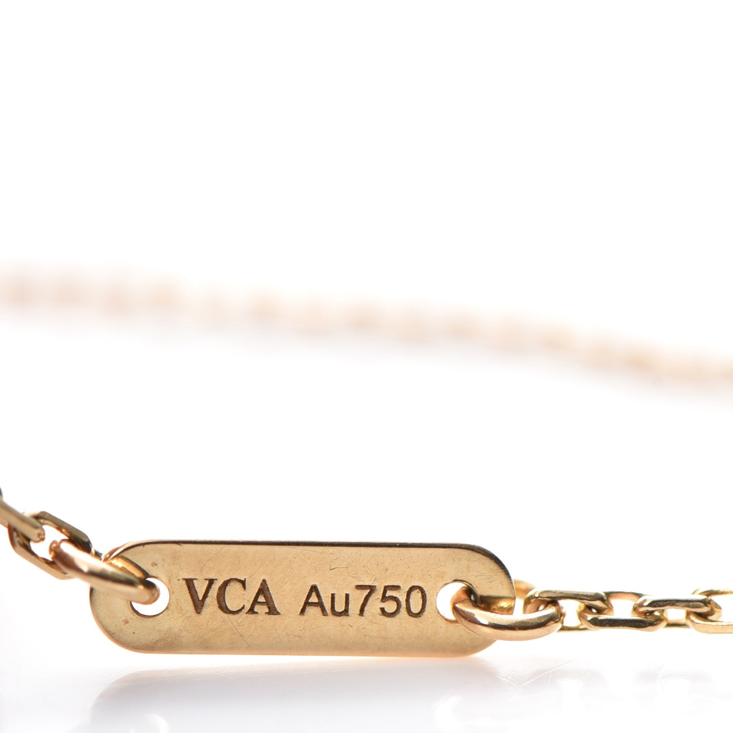 Van Cleef & Arpels 18K Yellow Gold Mother of Pearl Sweet Alhambra Bracelet 7 of 15