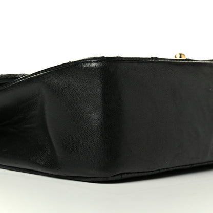 Chanel Lambskin Quilted Medium Double Flap Black 5 of 8