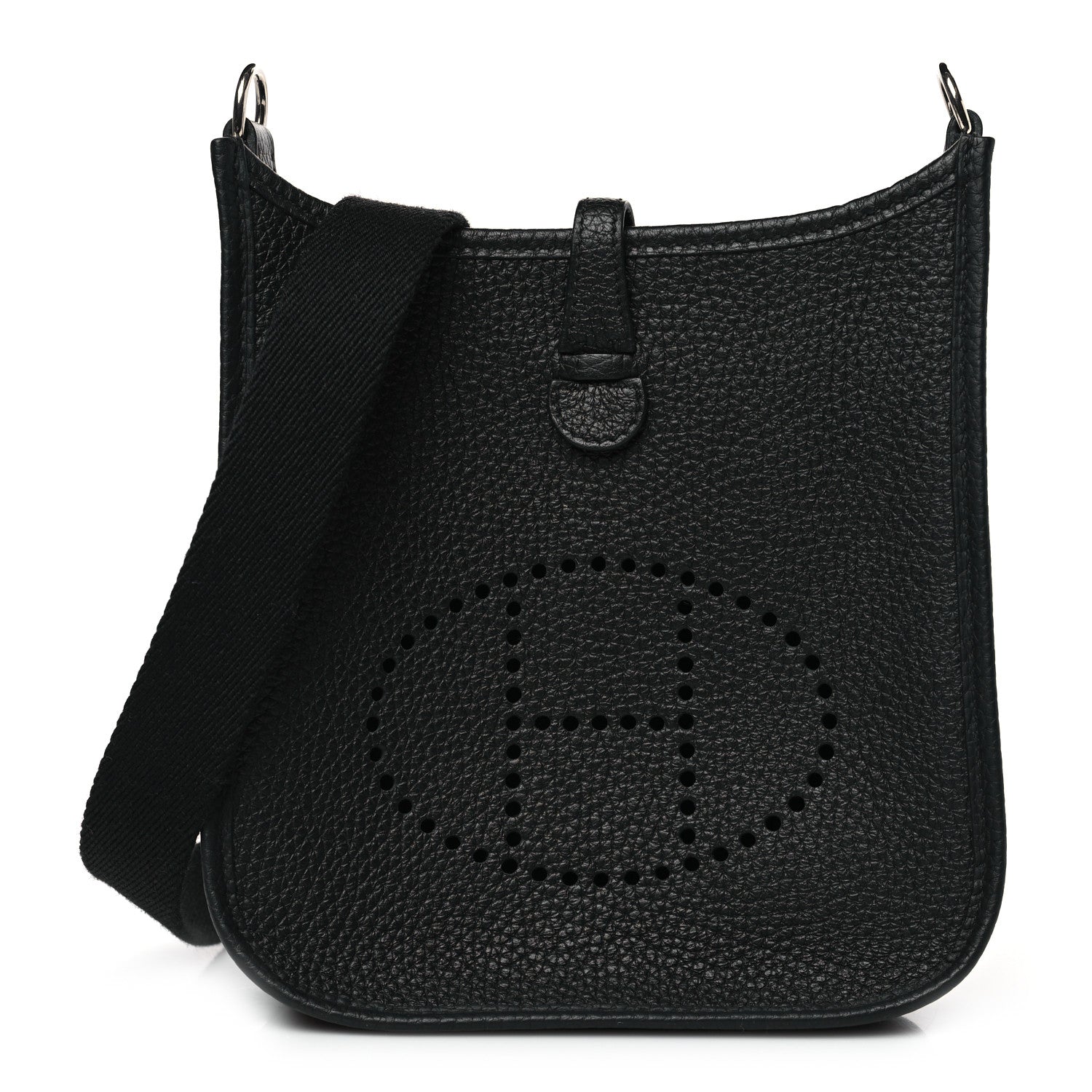 Hermes Taurillon Clemence Evelyne TPM Black 1 of 9