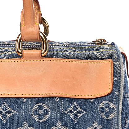 Louis Vuitton Monogram Denim Neo Speedy Blue 11 of 14